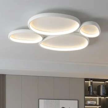 Современные минималистичные люстры для гостиной, дизайнерский скандинавский светильник для холла, спальни, столовой, кабинета, светодиодные потолочные светильники творческой личности