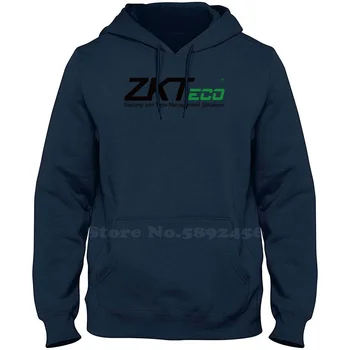 Толстовка с логотипом ZKTeco Из высококачественного 100% Хлопка, Новая Графическая Толстовка