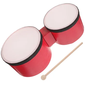 Ударный барабан для малышей Детские Бубны Детские Бонго Деревянные барабаны для 8-12 лет