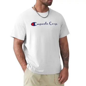 Футболка Capsule Corp, корейская мода, таможенные заготовки, забавные футболки для мужчин