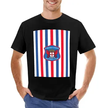 Футболка Carlisle United FC Costom, футболки для тяжеловесов, мужская одежда kawaii, комплект футболок