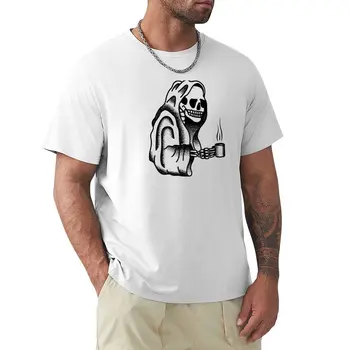 Футболка Death Before Без кофеина, милая одежда, возвышенная футболка, мужская футболка с рисунком