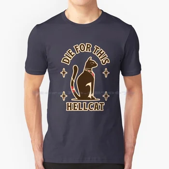 Футболка Die For This Hellcat из 100% хлопка, футболка Die For This Hellcat Culture, Die For This Любители Hellcat, Die For This Hellcat