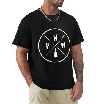 Футболка Pacific NorthWest Pine, быстросохнущая футболка, футболка оверсайз, пустые футболки, простые белые футболки, мужские