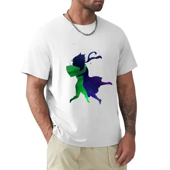 Футболка Space Mates для мальчиков, белая винтажная футболка с принтом животных для мальчиков, мужская хлопчатобумажная футболка