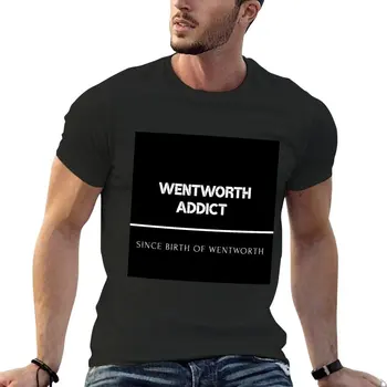 Футболка Wentworth addict, футболка нового выпуска, футболки оверсайз, простые белые футболки, мужские
