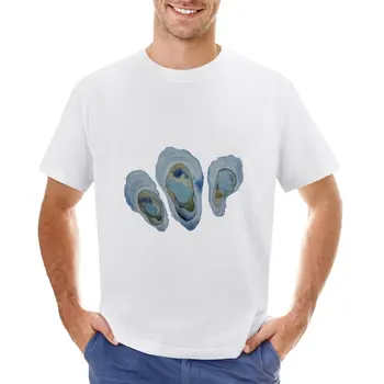 Футболка с акварельным рисунком устриц быстросохнущие рубашки графические футболки милая одежда на заказ мужские графические футболки комплект
