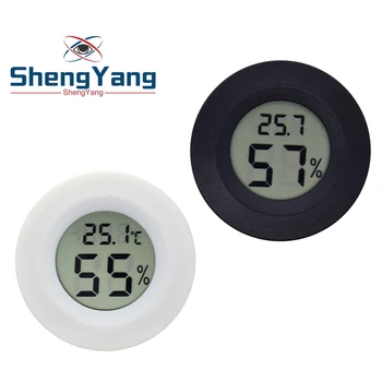 Цифровой термометр гигрометр 2в1 МиниЖКЦифровой измеритель температуры влажности Детектор Термограф Падение прибора в помещении