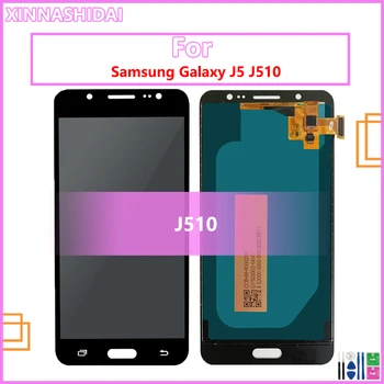 100% Протестированный 5,2-дюймовый ЖК-дисплей Для SAMSUNG Galaxy J5 2016 ЖК-дисплей J510 J510F J510FN J510M С Сенсорным Экраном Digitizer