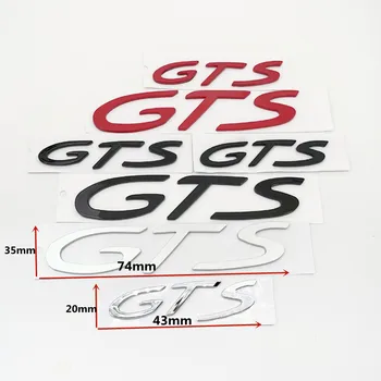 1шт 3D ABS GTS Автомобильный логотип буквенная наклейка Задний Бампер задняя дверь багажник наклейка задняя Эмблема автомобиля наклейка Аксессуары Для укладки