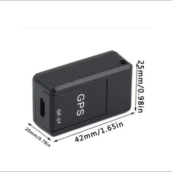 2024 новое магнитное GPS-трекерное устройство GF07 GSM Mini в режиме реального времени Отслеживающий локатор GPS Автомобиль Мотоцикл пульт дистанционного управления Отслеживающий монитор