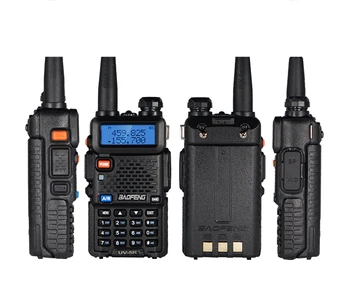 2шт Портативная рация Baofeng handy talkie UHF VHF UV-5R портативное радио двухстороннее радио UV5R двухдиапазонная рация woki toki