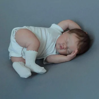 49-Сантиметровая новорожденная кукла Реборн Ашия, реалистичная 3D-роспись кожи с видимыми венами, Многослойная коллекционная кукла ArtDoll