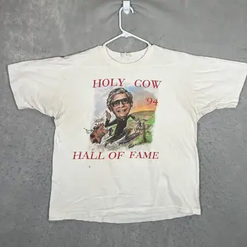 A1 Винтажная Футболка 1994 Holy Cow Phil Rizzuto Hall Of Fame Для Взрослых Больших Белых Мужчин