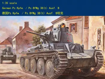 Hobby Boss 80138 Масштаб 1:35 Немецкий Pz.Kpfw. / Pz.BfWg 38 (t) Ausf.Комплект моделей B.
