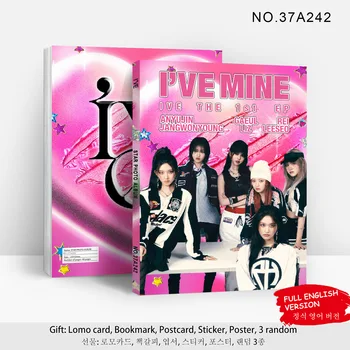 Kpop IVE Новый альбом I'Ve MINE Портрет HD Фотогалерея Наклейка Плакат Коллекция закладок Альбомная открытка Подарки для поклонников Gaeul Wonyoung