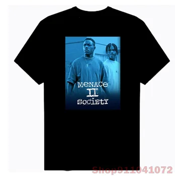 Menace II Society 1993 Футболка унисекс с коротким рукавом, все размеры от S до 5XL, мужская футболка из 100% хлопка, женская футболка