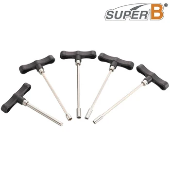 Super B TB-7815/14/13/12/11 Ключ для внутреннего ниппеля велосипеда с шестигранной головкой 80 мм Инструменты для ремонта обода велосипеда