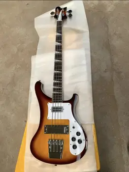 Бас-гитара Ricken 4003 Backer вишневого цвета, хромированная фурнитура, высококачественная гитара Rarra