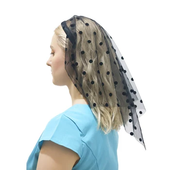Вышивка, повязка на голову, Традиционный треугольный шарф, Бандана, Церковные вуали, Аксессуары для волос для женщин, повязка на голову, Тюрбан