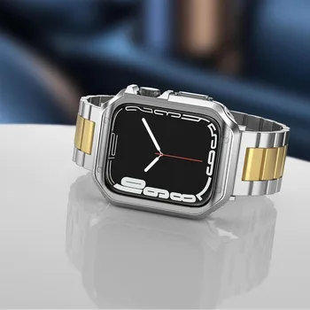 Для Apple Watch Ремешок и чехол из ТПУ, ремешок-браслет Smart-Watch Link для i-Watch Ultra Ultra 2 Series 9 8 7 6 5 4 3 2 1 SE