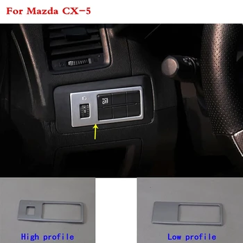 Для Mazda CX-5 CX5 2013 2014 2015 2016 автомобильная ручка ABS хромированная кнопка включения света передней фары внутренняя отделка рамки панель лампы