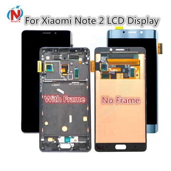 для Xiaomi Mi Note 2 ЖК-дисплей с Сенсорным Экраном Дигитайзер в сборе с рамкой Для 5,7 