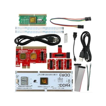 Компьютеры V8 Мобильный телефон Bluetooth Смарт-диагностическая карта PCI / PCIE / LPC / miniPCI-E / EC USB-тестер DDR34 Тестовая карта