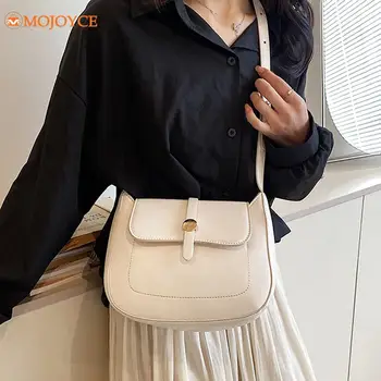 Корейская ретро женская маленькая сумка через плечо из искусственной кожи, нишевый дизайн, сумочка-слинг, высококачественная женская сумка через плечо, женские сумки люксовых брендов.