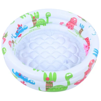 Круглый надувной бассейн для малышей, Портативный Надувной детский Маленький насос, бассейн с мультяшным динозавром, крытый Открытый для