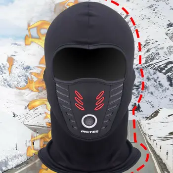 Летняя / зимняя теплая флисовая Мотоциклетная маска для лица, защита от пыли, Водонепроницаемая Ветрозащитная маска для всего лица, шляпа, шлем, маска, Балаклавы