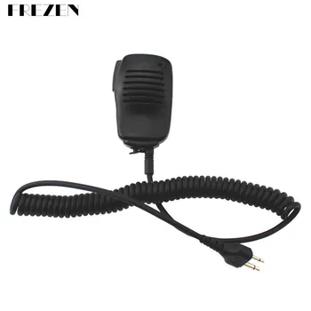 Мини-Микрофон Ручной Динамик Mic PTT Внешняя Гарнитура Для ICOM Walkie Talkie IC-V80 IC-V85 IC-F3S IC-V82 F10 Двухстороннее Радио