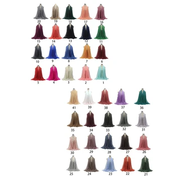 Модные шарфы, Хиджаб, Шарфы для женщин, хлопковый шарф с морщинками, хлопковый Конопляный шарф