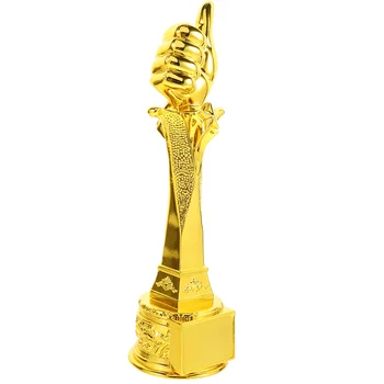 Награда Приз Трофей Скульптура Большого Пальца из Смолы Модель Трофея Украшение Трофея