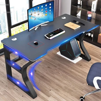 Настольные компьютерные столы Простые игровые столы Домашний письменный стол для студентов, стол для ноутбука в комнате, Компьютерная мебель Простая Современная Офисная мебель