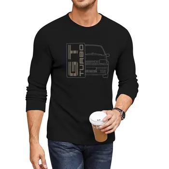 Новая длинная футболка Super 5 GT Turbo, эстетичная одежда, забавная футболка, однотонная футболка, черные футболки для мужчин