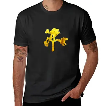 Новая золотая футболка u2 Joshua Tree, короткая футболка, белые футболки для мальчиков, мужские графические футболки с аниме