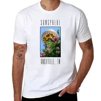 Новая футболка Knoxville, TN Sunsphere, топы больших размеров, футболка оверсайз, мужские футболки с графическим рисунком в стиле хип-хоп