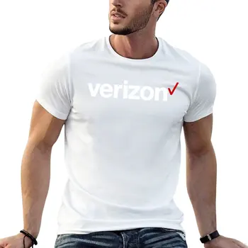 Новая футболка с логотипом Verizon, футболка оверсайз, летние топы fruit of the loom, мужские футболки