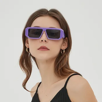новые модные солнцезащитные очки небольшого прямоугольника для женщин и мужчин 2023, высококачественный трендовый продукт, очки для вечеринок в стиле хип-хоп рейв, uv400