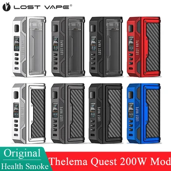 Оригинальный Потерянный Вейп Thelema Quest 200W Mod TC Box Mod Поддерживает Двойную батарею 18650 Type-C для быстрой зарядки Электронных сигарет Vape