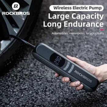 Официальный насос Rockbros, электрический Воздушный насос высокого давления, быстрый беспроводной насос для накачивания, Портативные Аксессуары для велосипедов