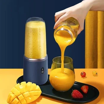Портативная Соковыжималка-блендер 300 мл Электрическая Фруктовая Соковыжималка с USB-зарядкой для приготовления сока из лимона и апельсина Машина для блендера для смузи