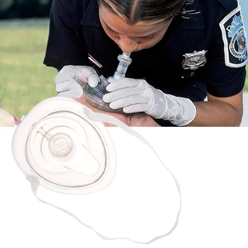 Профессиональная маска для оказания первой помощи, предназначенная для защиты спасателей от искусственного дыхания, многоразового использования с инструментами с односторонним клапаном.
