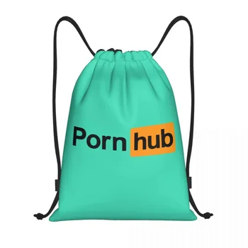 Рюкзак Pornhubs на шнурке, спортивная спортивная сумка для женщин, мужчин, рюкзак для покупок подарков Pornhub,