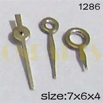 Серебряный набор стрелок для часов Miyota 2015, длина механизма 7 мм / 6 мм / 4 мм, № 1286