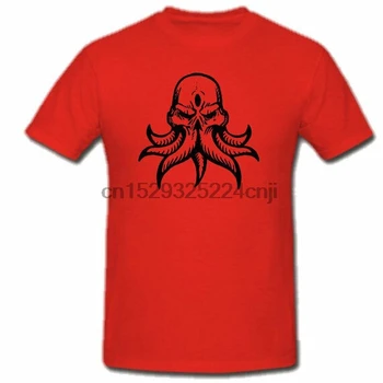 Футболка Cthulu, футболка Dagon Vintage Lovecraft, реглан с осьминогом